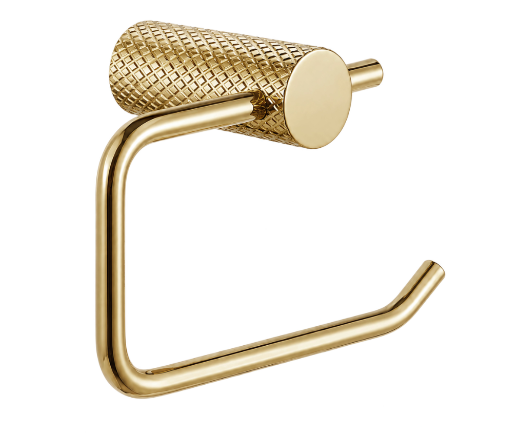 Toilettenpapierhalter Gold Wandmontage Metall