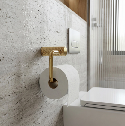 Toilettenpapierhalter Gold Wandmontage Metall