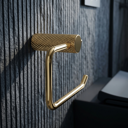 Toilettenpapierhalter Gold Wandmontage Metall