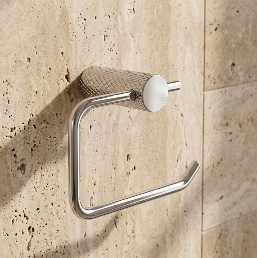 Toilettenpapierhalter Chrom Wandmontage Metall