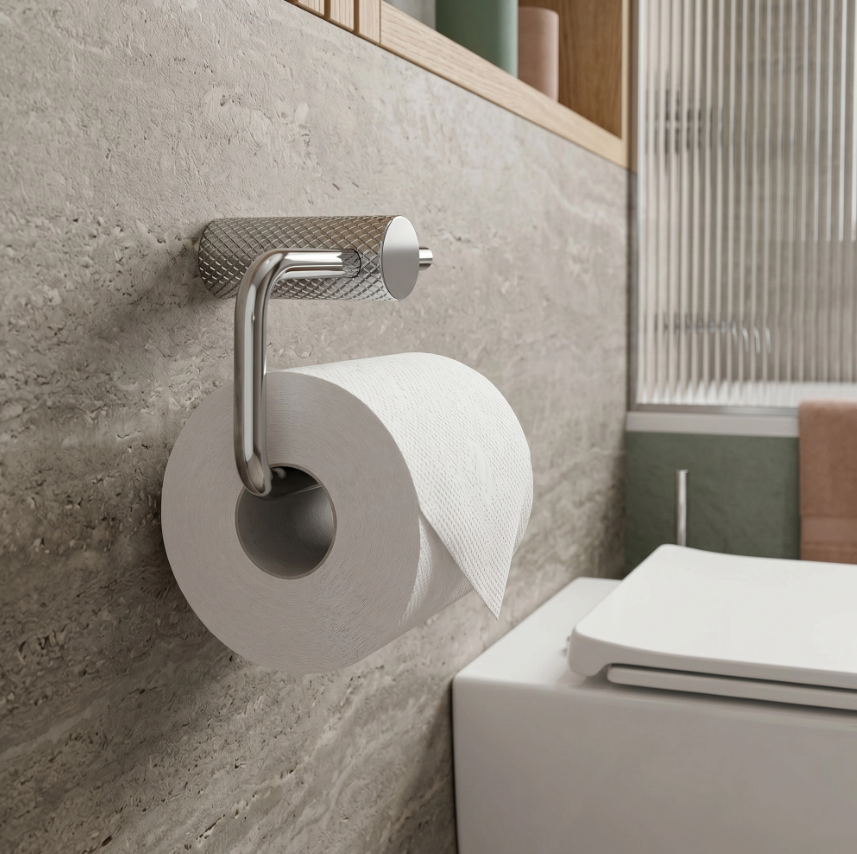 Toilettenpapierhalter Chrom Wandmontage Metall