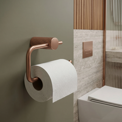 Toilettenpapierhalter Kupfer Matt Wandmontage Metall