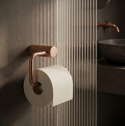 Toilettenpapierhalter Kupfer Matt Wandmontage Metall