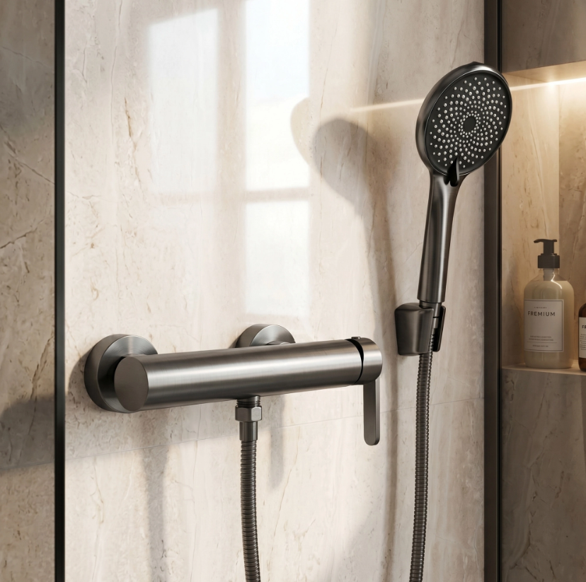 Badewannenarmatur Ontario Side Titan mit Handbrause