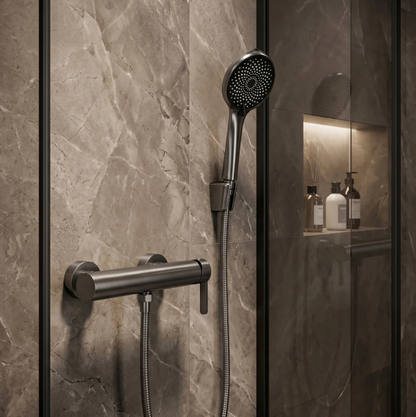 Badewannenarmatur Ontario Side Titan mit Handbrause