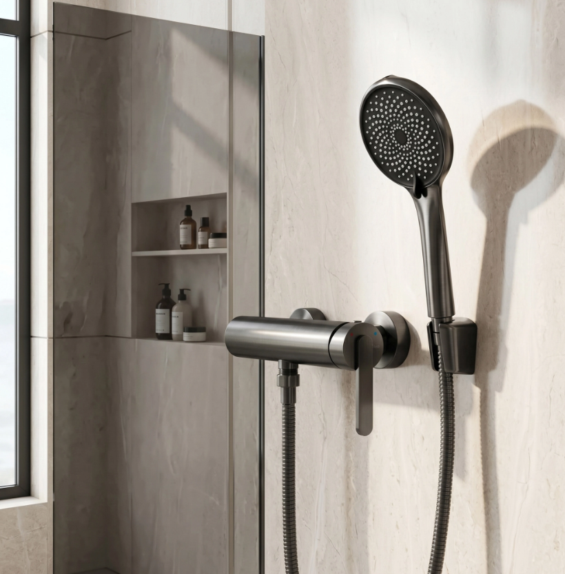 Badewannenarmatur Ontario Side Titan mit Handbrause