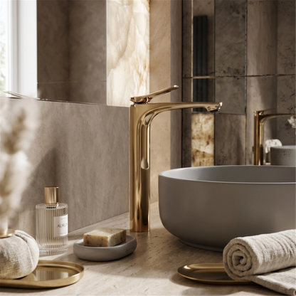 Waschbeckenarmatur Vision High - Gold