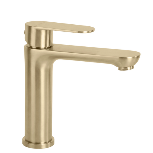 Waschtischarmatur Logan – Gold Matt Low