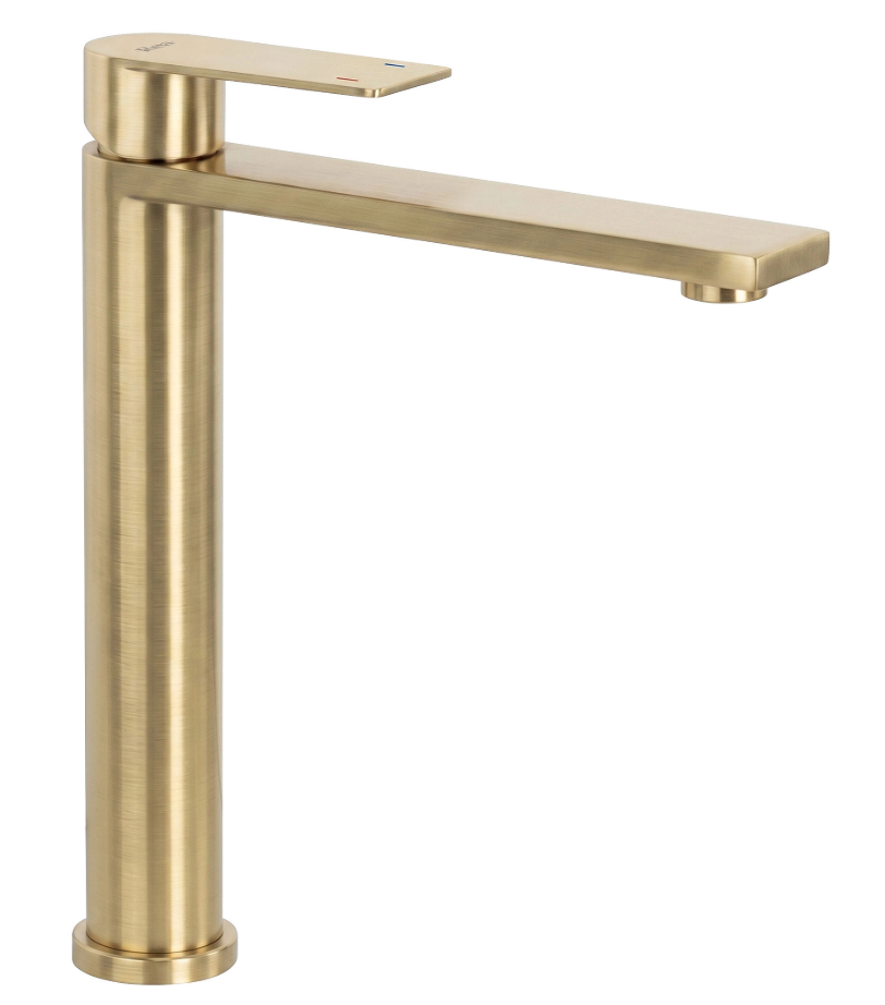 Waschtischarmatur Hunter – Gold Matt High