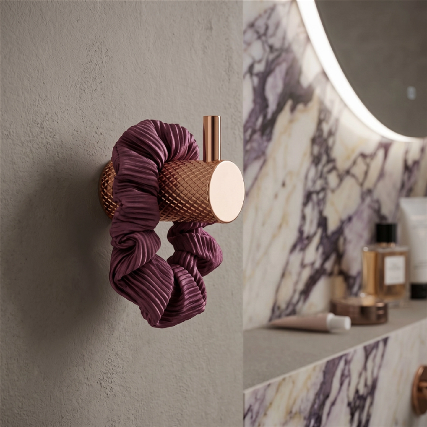 Badezimmerhaken A62305RG  Kupfer | Eleganter Wandhaken fürs Bad