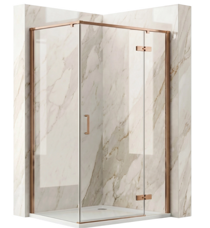 Duschkabine Bruno 120x90 cm Kupfer Matt – Pendeltür