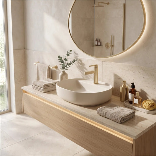 Waschtischarmatur Grace – Gold Matt Low