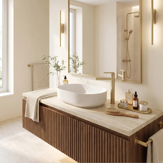 Waschtischarmatur Grace – Gold Matt High