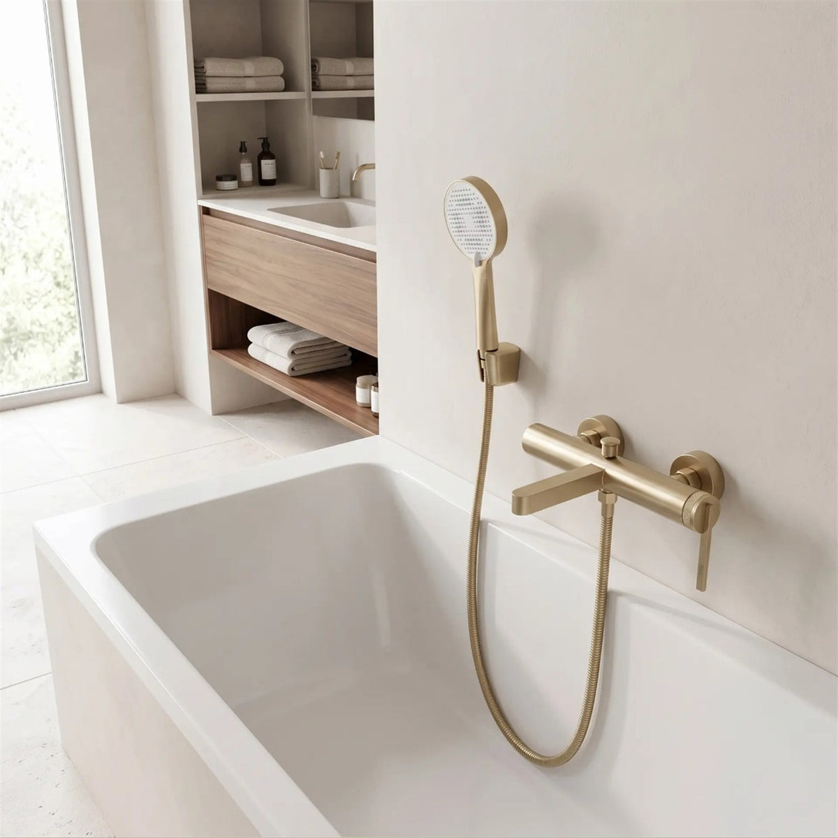 Wannenarmatur Grace – Gold Matt