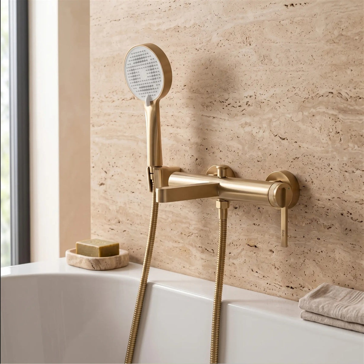 Wannenarmatur Grace – Gold Matt