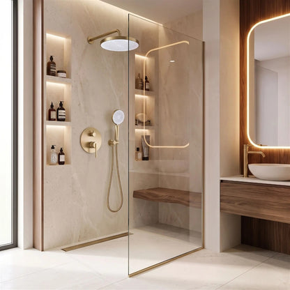 Unterputz-Duschset Grace – Gold Matt