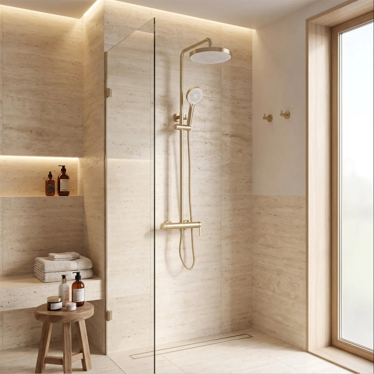 Duschset Grace – Gold Matt