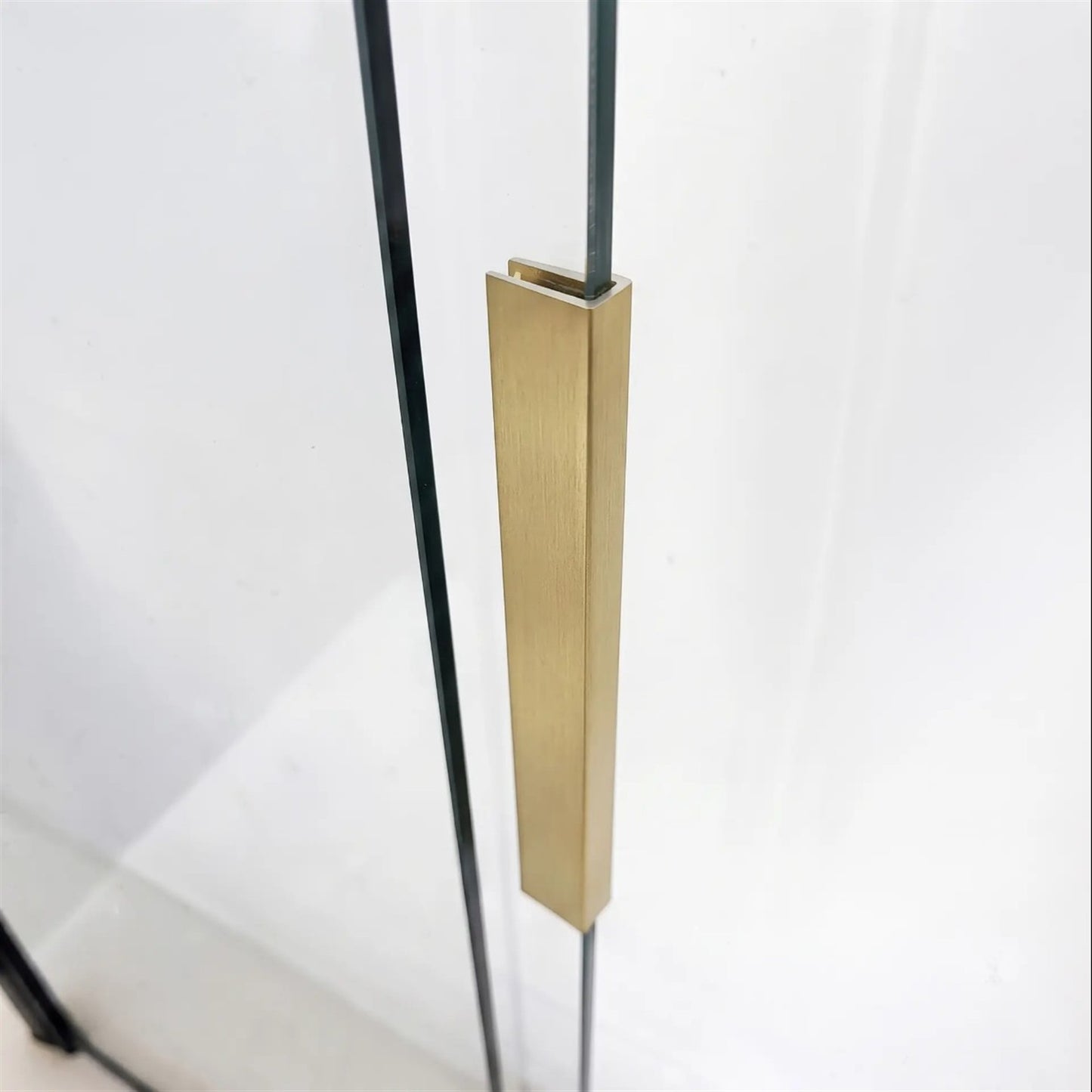 Duschwand Schiebetür Dario – Gold Matt 80 × 140 cm