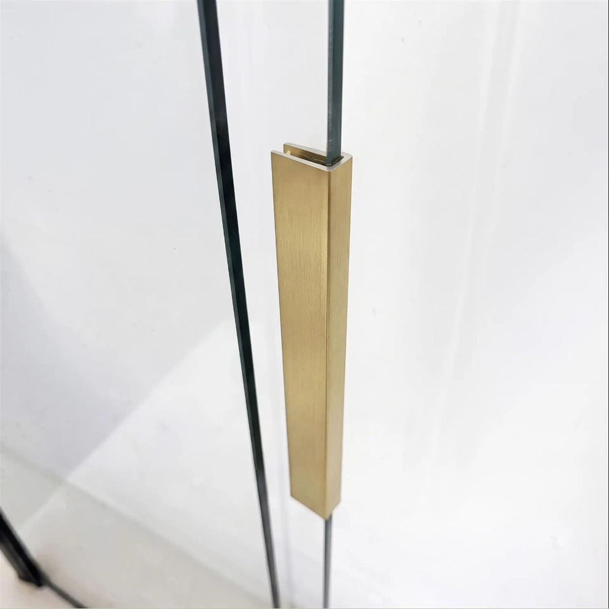 Duschwand Schiebetür Dario – Gold Matt 98,7 × 140 cm