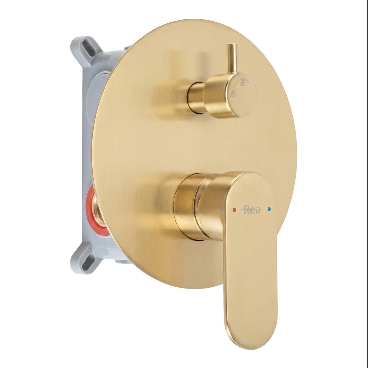 Unterputz-Duschset Drop – Gold Matt