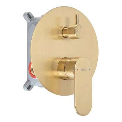 Unterputz-Duschset Drop – Gold Matt