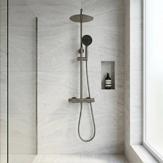 Thermostat-Duschset Drop – Titan