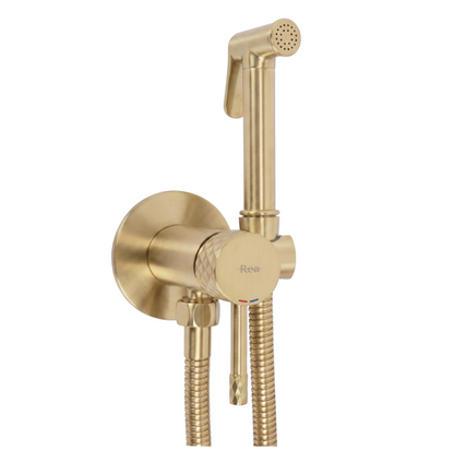 Bidetarmatur Lungo Loop Diamond Gold Matt