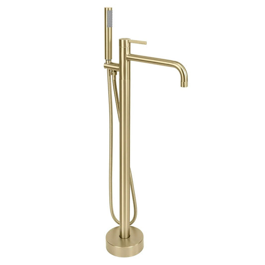 Freistehende Wannenarmatur – Foster Gold Matt