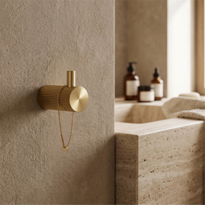 Badezimmerhaken 64104 Solo Gold Matt zur Wandmontage