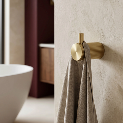 Badezimmerhaken 64104 Solo Gold Matt zur Wandmontage