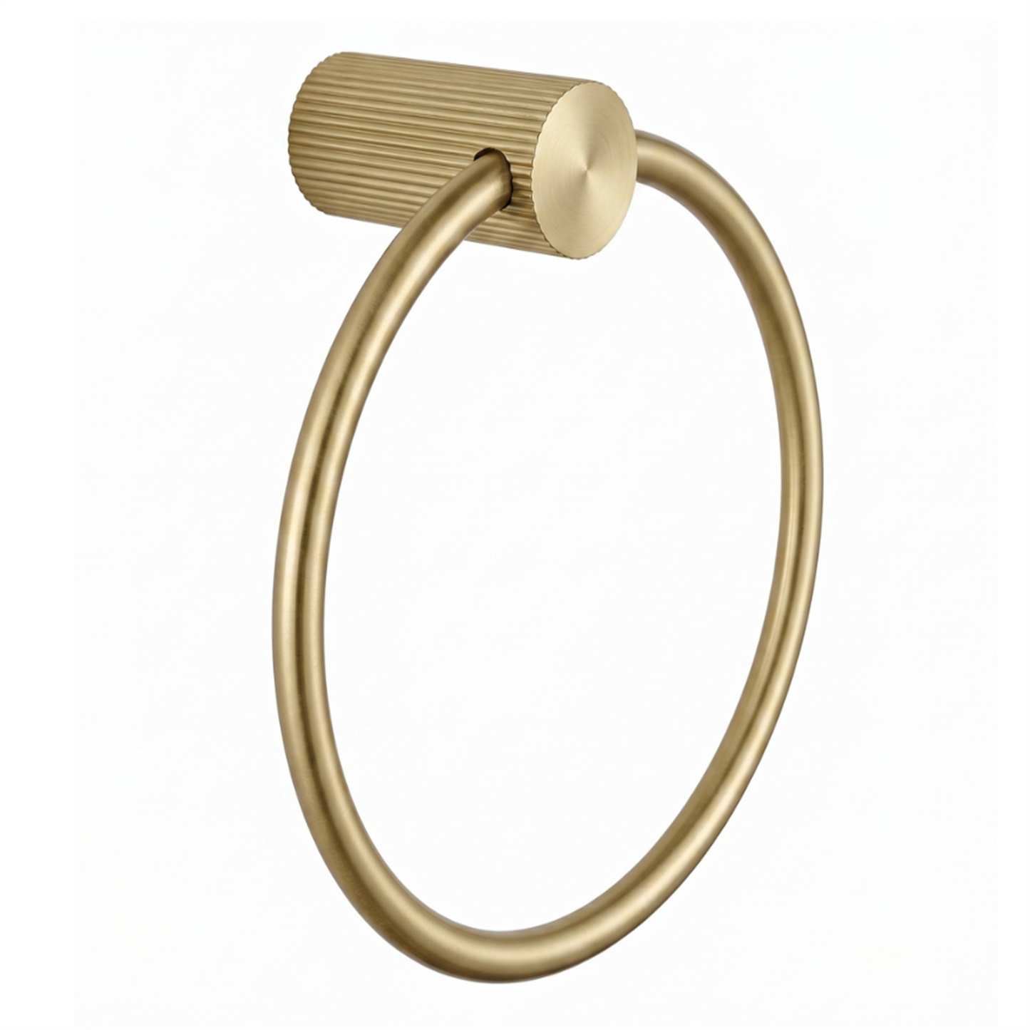 Handtuchring Solo Gold Matt für das Badezimmer