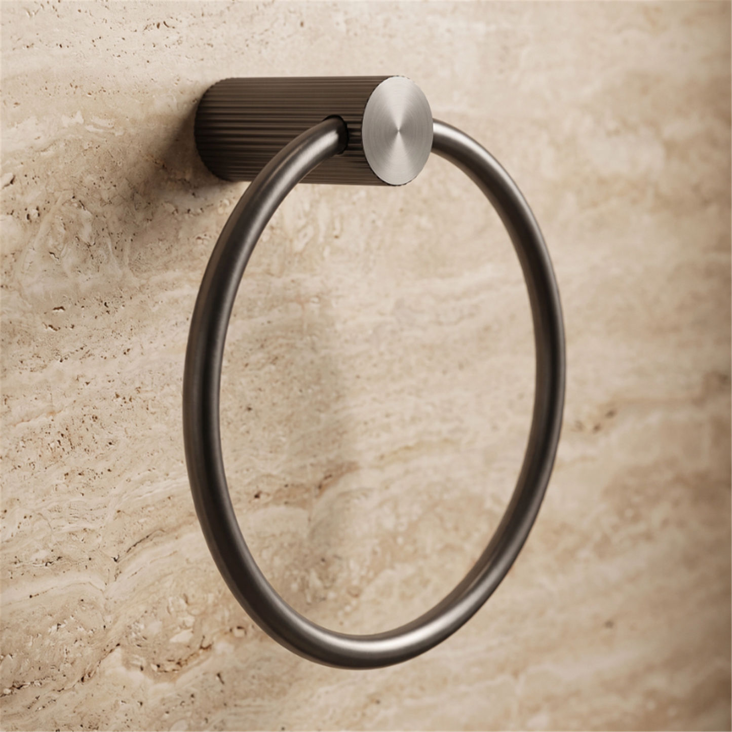 Handtuchring Solo Titan für das Badezimmer
