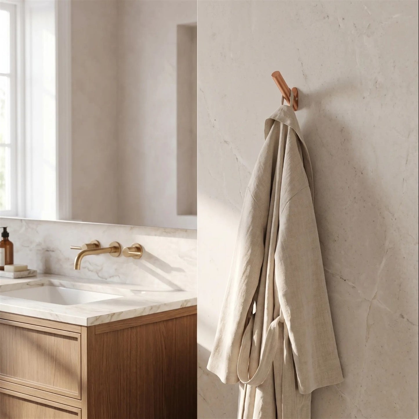 Badezimmerhaken Will – Kupfer Matt