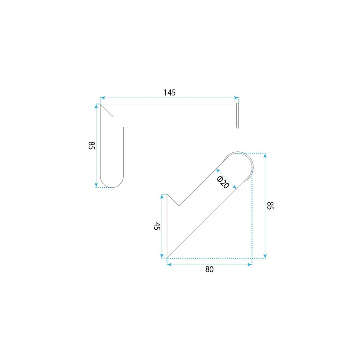 Toilettenpapierhalter Will – Titan 14,5 × 8,5 cm