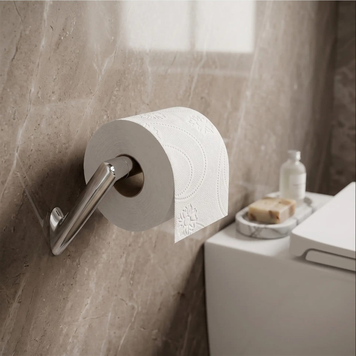 Toilettenpapierhalter Will – Chrom 14,5 × 8,5 cm