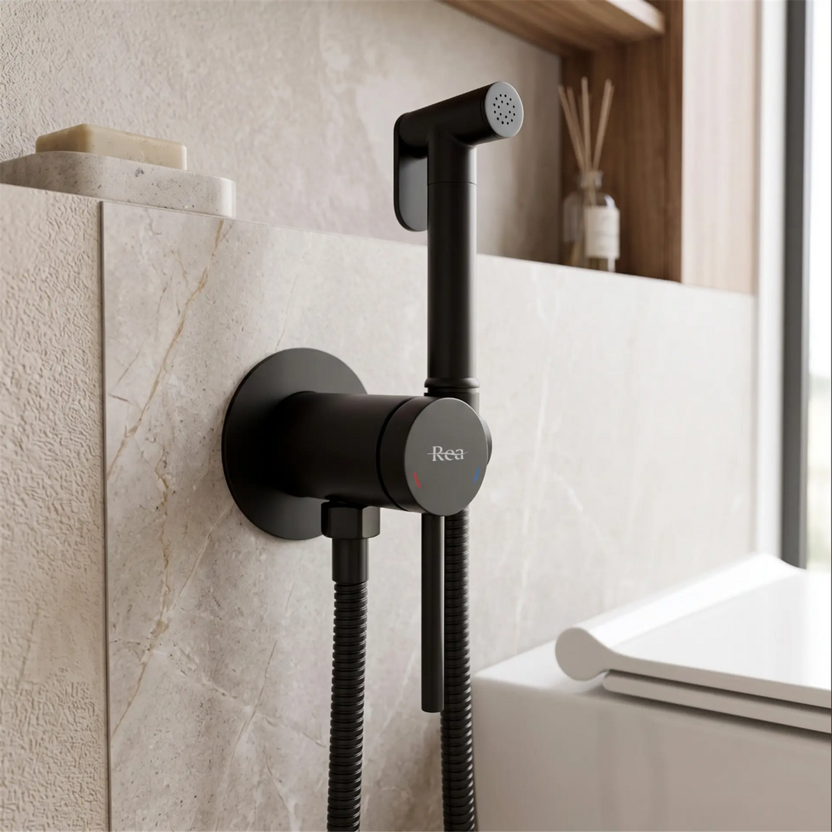 Bidetarmatur Foss Clif – Schwarz Matt
