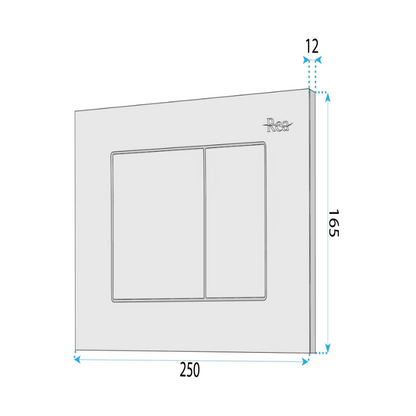 Drückplatte Typ J für K011A-Q & Slim 024N  Satin