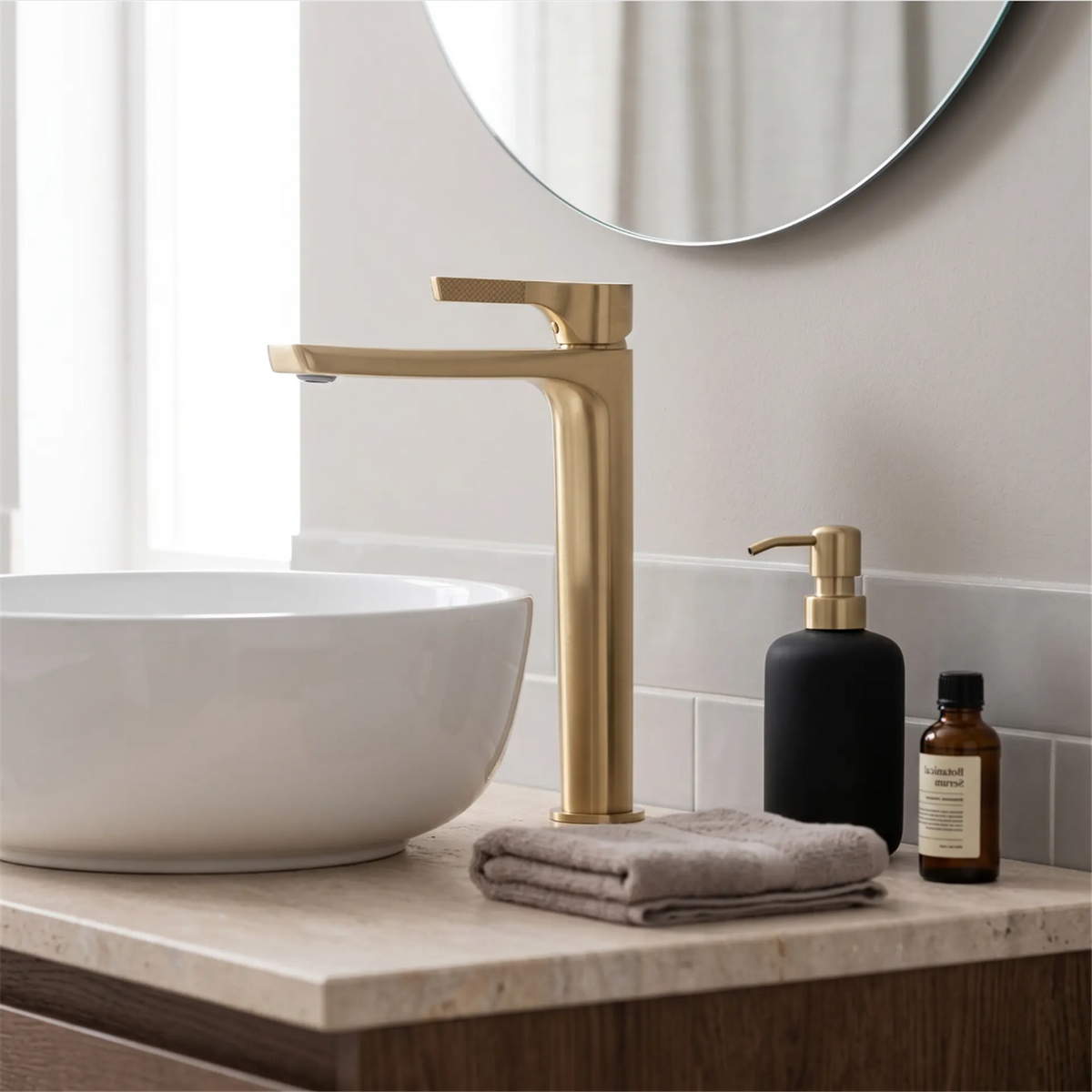 Waschbeckenarmatur Maxim Premium – Gold Matt High