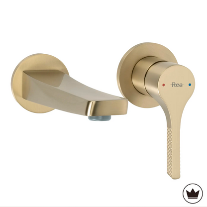 Unterputz-Waschtischarmatur Maxim – Gold Matt