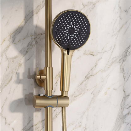 Duschgarnitur Maxim Premium – Gold Matt