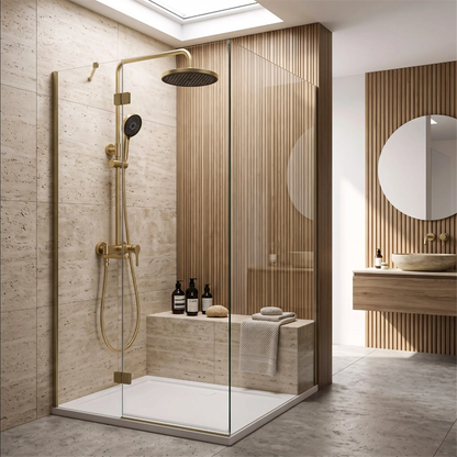 Duschgarnitur Maxim Premium – Gold Matt