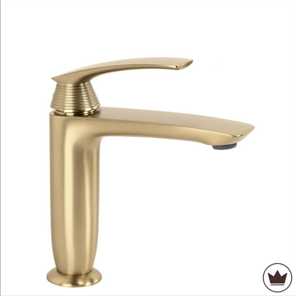 Waschbeckenarmatur Como Premium – Gold Matt Low