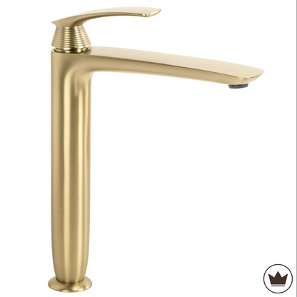 Waschbeckenarmatur Como Premium – Gold Matt High