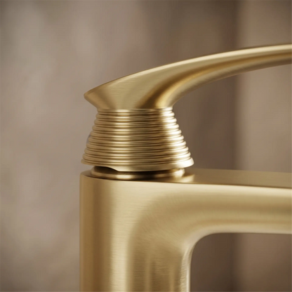 Waschbeckenarmatur Como Premium – Gold Matt High