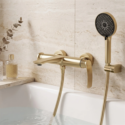 Wannenarmatur Como Premium – Gold Matt