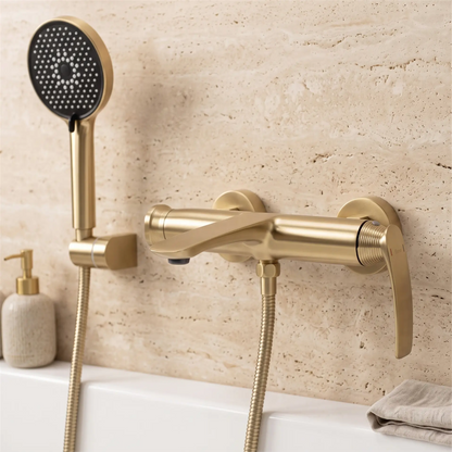 Wannenarmatur Como Premium – Gold Matt