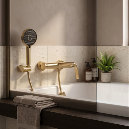Wannenarmatur Como Premium – Gold Matt