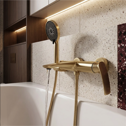 Wannenarmatur Como Premium – Gold Matt