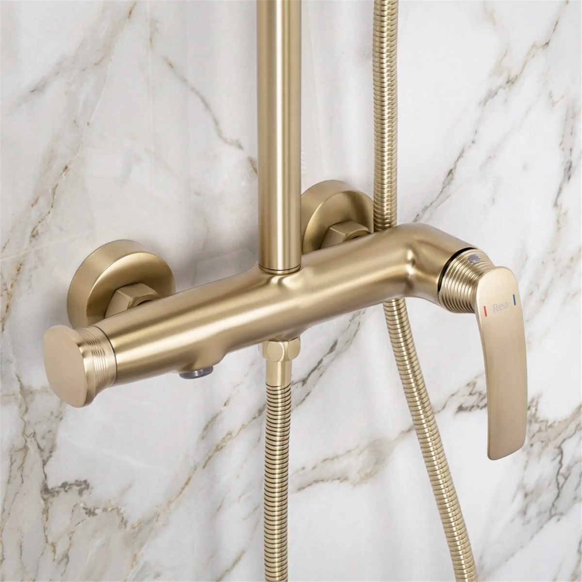 Duschgarnitur Como M2 Premium – Gold Matt