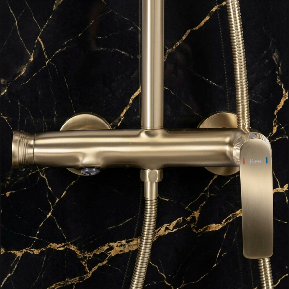 Duschgarnitur Como M2 Premium – Gold Matt